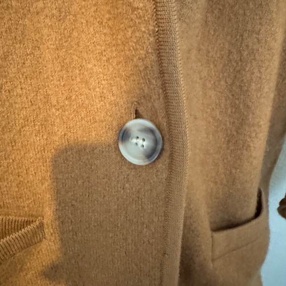 Madewell Women's Tan Blazer Coat with Button Detail - Picture 4 of 7